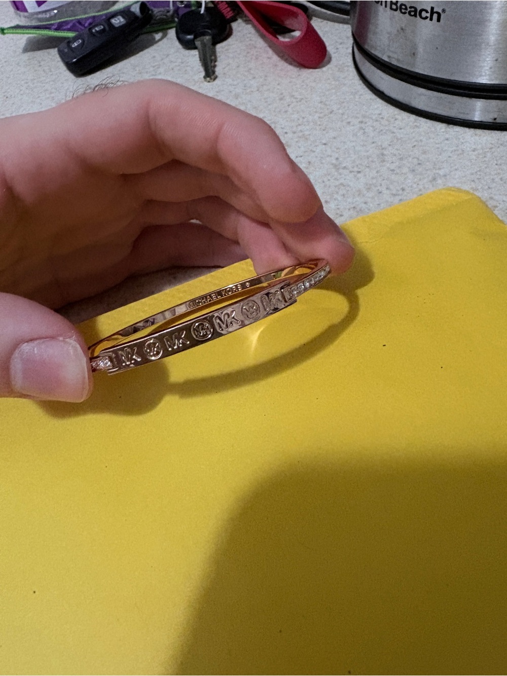 Michael kors rose gold bracelet